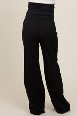 Black Basic Maternity Trousers