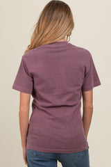 Plum Basic Maternity T-Shirt