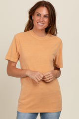 Camel Basic Maternity T-Shirt