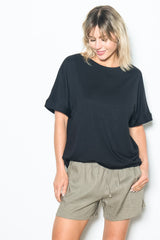 Black Relaxed Fit T-Shirt