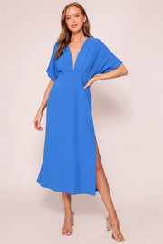 Blue Airy Midi Dress