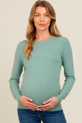 Jade Basic Soft Knit Maternity Sweater