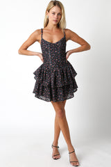 Black Berry Mini Dress