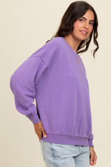 Lavender Heather Crewneck Sweatshirt