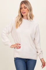 Cream Chenille Knit Sweater