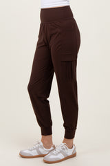 Dark Mocha Cargo Pocket Jogger Pants