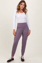 Violet Cargo Pocket Jogger Pants