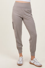 Grey Cargo Pocket Jogger Pants