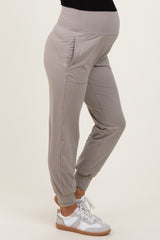 Light Grey Maternity Joggers