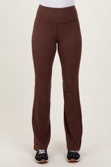 Brown Flared Leggings