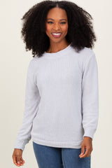 Ivory Chenille Knit Sweater