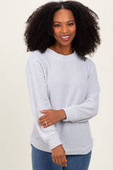 Ivory Chenille Knit Sweater