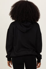 Black Basic Hoodie Sweatshirt