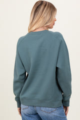 Light Olive Fleece Sweatshirt