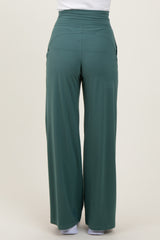 Jade Crossover Waist Active Wide Leg Pant