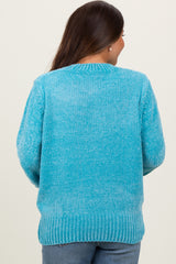 Jade Chenille Knit Maternity Sweater