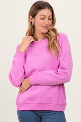 Pink Fleece Sweatshirt