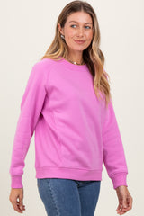 Pink Fleece Sweatshirt