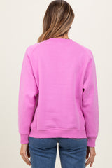 Pink Fleece Sweatshirt