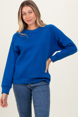 Royal Blue Fleece Sweatshirt