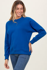 Royal Blue Fleece Sweatshirt