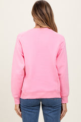 Peach Fleece Sweatshirt