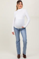 Blue Vintage Wash Maternity Bootcut Jeans