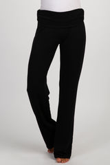 PinkBlush Black Foldover Lounge Pants