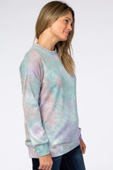 Lavender Tie Dye Long Sleeve Top