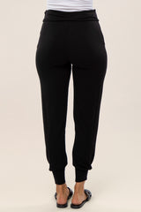 Black Band Jogger Pants