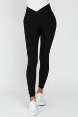 Black V-Waist Leggings