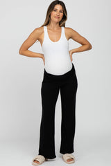 Black Maternity Yoga Pants