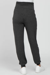 Charcoal Maternity Band Jogger Pants