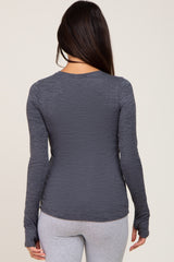 Charcoal Active Long Sleeve Top