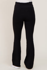 Black Flared Maternity Leggings