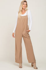 Taupe Corduroy Maternity Overalls