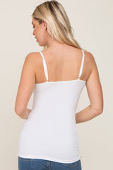 White Soft Basic Cami