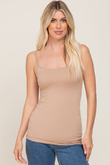 Taupe Soft Basic Cami