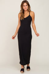 Black Racerback Maxi Dress