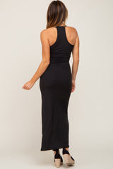 Black Racerback Maxi Dress