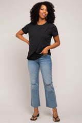 Black Bravado Designs Short Sleeve Nursing Top