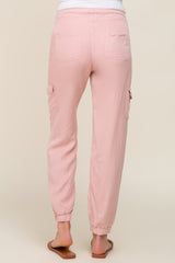 Light Pink Maternity Jogger Pants