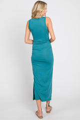 Emerald Fitted Midi Dress