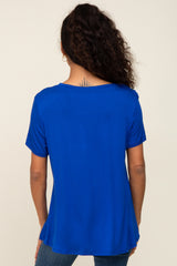 Blue Basic Tee