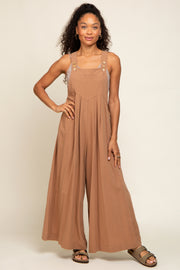 Mocha Wide Leg Jumpsuit