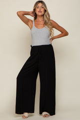 Black Wide Leg Maternity Pants