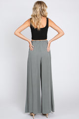 Olive Wide Leg Pants