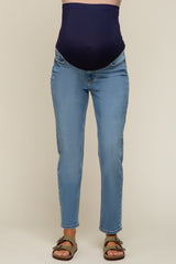 Blue Vintage Wash Maternity Jeans