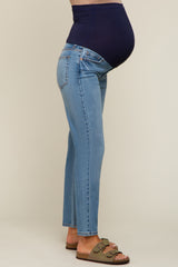 Blue Vintage Wash Maternity Jeans