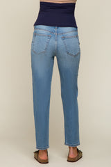 Blue Vintage Wash Maternity Jeans